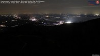 Archiv Foto Webcam Kampenwand - Blick nach Norden über den Chiemsee 23:00
