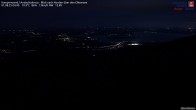 Archiv Foto Webcam Kampenwand - Blick nach Norden über den Chiemsee 03:00