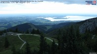 Archiv Foto Webcam Kampenwand - Blick nach Norden über den Chiemsee 19:00