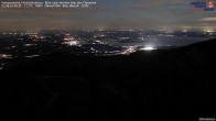 Archiv Foto Webcam Kampenwand - Blick nach Norden über den Chiemsee 23:00