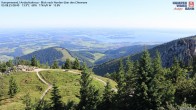 Archiv Foto Webcam Kampenwand - Blick nach Norden über den Chiemsee 07:00