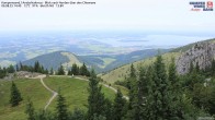 Archiv Foto Webcam Kampenwand - Blick nach Norden über den Chiemsee 13:00