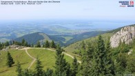 Archiv Foto Webcam Kampenwand - Blick nach Norden über den Chiemsee 15:00