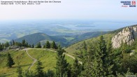 Archiv Foto Webcam Kampenwand - Blick nach Norden über den Chiemsee 17:00