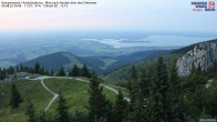 Archiv Foto Webcam Kampenwand - Blick nach Norden über den Chiemsee 19:00