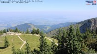 Archiv Foto Webcam Kampenwand - Blick nach Norden über den Chiemsee 09:00