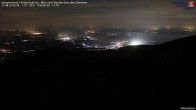 Archiv Foto Webcam Kampenwand - Blick nach Norden über den Chiemsee 01:00