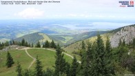 Archiv Foto Webcam Kampenwand - Blick nach Norden über den Chiemsee 13:00