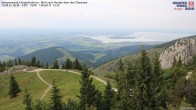 Archiv Foto Webcam Kampenwand - Blick nach Norden über den Chiemsee 17:00