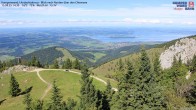 Archiv Foto Webcam Kampenwand - Blick nach Norden über den Chiemsee 13:00