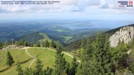 Archiv Foto Webcam Kampenwand - Blick nach Norden über den Chiemsee 15:00