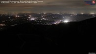 Archiv Foto Webcam Kampenwand - Blick nach Norden über den Chiemsee 23:00