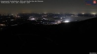 Archiv Foto Webcam Kampenwand - Blick nach Norden über den Chiemsee 01:00