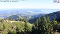 Archiv Foto Webcam Kampenwand - Blick nach Norden über den Chiemsee 08:00