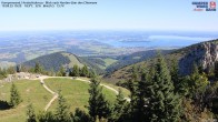 Archiv Foto Webcam Kampenwand - Blick nach Norden über den Chiemsee 09:00