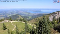 Archiv Foto Webcam Kampenwand - Blick nach Norden über den Chiemsee 11:00