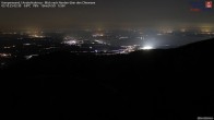 Archiv Foto Webcam Kampenwand - Blick nach Norden über den Chiemsee 01:00