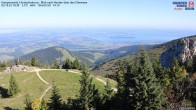 Archiv Foto Webcam Kampenwand - Blick nach Norden über den Chiemsee 09:00
