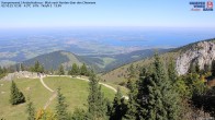 Archiv Foto Webcam Kampenwand - Blick nach Norden über den Chiemsee 11:00