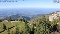 Archiv Foto Webcam Kampenwand - Blick nach Norden über den Chiemsee 15:00
