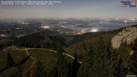 Archiv Foto Webcam Kampenwand - Blick nach Norden über den Chiemsee 23:00