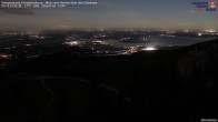 Archiv Foto Webcam Kampenwand - Blick nach Norden über den Chiemsee 01:00