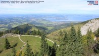 Archiv Foto Webcam Kampenwand - Blick nach Norden über den Chiemsee 13:00