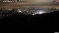 Archived image Webcam Kampenwand - View to the North 23:00