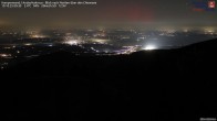 Archived image Webcam Kampenwand - View to the North 23:00