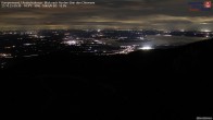 Archived image Webcam Kampenwand - View to the North 23:00
