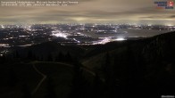 Archiv Foto Webcam Kampenwand - Blick nach Norden über den Chiemsee 19:00