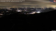 Archiv Foto Webcam Kampenwand - Blick nach Norden über den Chiemsee 23:00