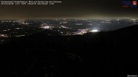 Archiv Foto Webcam Kampenwand - Blick nach Norden über den Chiemsee 23:00