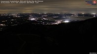 Archiv Foto Webcam Kampenwand - Blick nach Norden über den Chiemsee 23:00