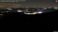 Archiv Foto Webcam Kampenwand - Blick nach Norden über den Chiemsee 01:00