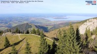 Archiv Foto Webcam Kampenwand - Blick nach Norden über den Chiemsee 13:00