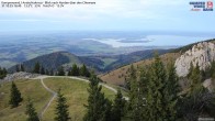 Archiv Foto Webcam Kampenwand - Blick nach Norden über den Chiemsee 15:00