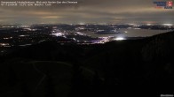 Archiv Foto Webcam Kampenwand - Blick nach Norden über den Chiemsee 23:00