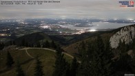 Archiv Foto Webcam Kampenwand - Blick nach Norden über den Chiemsee 23:00