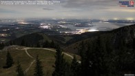 Archiv Foto Webcam Kampenwand - Blick nach Norden über den Chiemsee 02:00