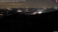 Archiv Foto Webcam Kampenwand - Blick nach Norden über den Chiemsee 01:00