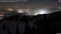 Archiv Foto Webcam Kampenwand - Blick nach Norden über den Chiemsee 23:00