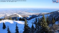 Archiv Foto Webcam Kampenwand - Blick nach Norden über den Chiemsee 08:00