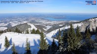 Archiv Foto Webcam Kampenwand - Blick nach Norden über den Chiemsee 10:00