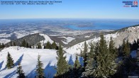 Archiv Foto Webcam Kampenwand - Blick nach Norden über den Chiemsee 11:00