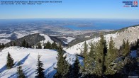 Archiv Foto Webcam Kampenwand - Blick nach Norden über den Chiemsee 12:00