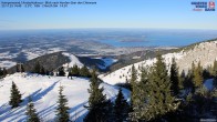 Archiv Foto Webcam Kampenwand - Blick nach Norden über den Chiemsee 13:00