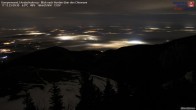 Archiv Foto Webcam Kampenwand - Blick nach Norden über den Chiemsee 23:00