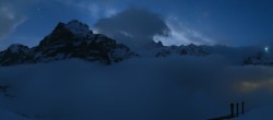 Archived image Webcam Panoramic view First and Grindelwald 01:00