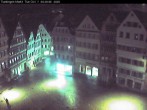 Archiv Foto Webcam Marktplatz Tübingen 23:00